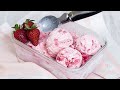 Creamy Strawberry Cheesecake Ice Cream Homemade And No Ice Cream Maker Required