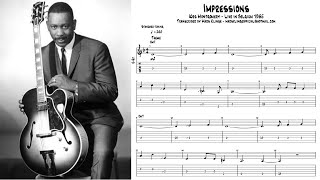 Wes Montgomery - Impressions Live Belgium 1965 Full Transcription