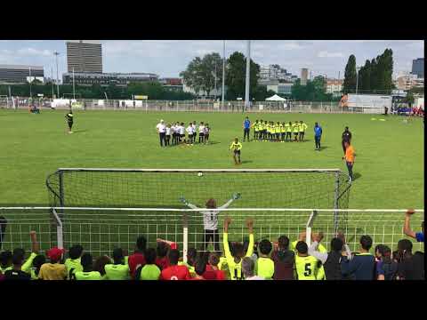 1/2 Finale tournoi de Nanterre (U12). Penalty stoppé par Gabriel Gelineau