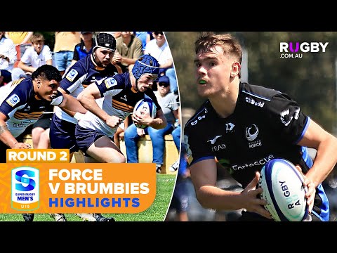 Western Force v ACT Brumbies Highlights | Round 2 | Super Rugby U19s