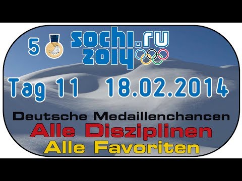Sotschi 2014 Olympia Special #26 - Tag 11 - 18.02.2014 - Deutschland Medaillenchancen