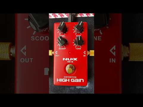 NuX HG-6 Modern High Gain Distortion 2010s - Red image 8