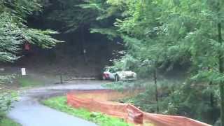 preview picture of video 'Limit Mads Ostberg DS3 WRC Rallye France 2014 SS 1'