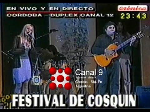 NADIE COMO TU - MARIO ALVAREZ QUIROGA Y FLORENCIA LUJAN COSQUIN 2000 EN VIVO