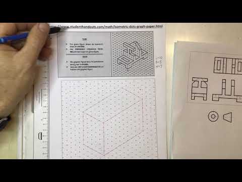 Isometric drawing introduction video 1 2020