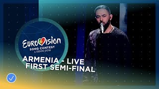 Sevak Khanagyan - Qami - Armenia - LIVE - First Semi-Final - Eurovision 2018