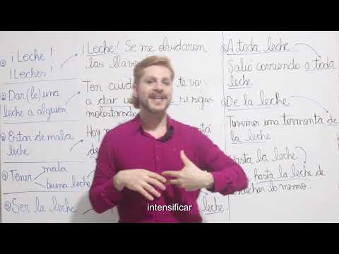 "The language with milk — and lots of history!" Uses of "LECHE" in Spanish.