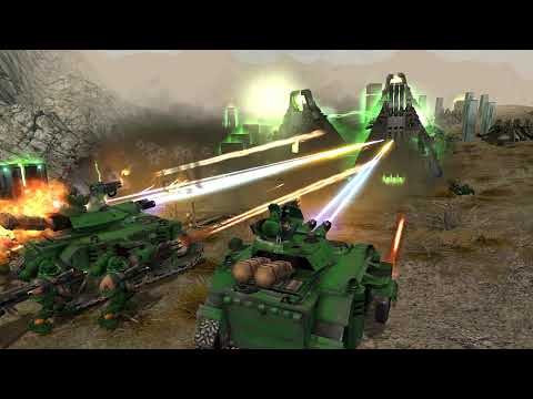 Unification Mod 2021 | Primaris Salamanders vs Necrons! - Survival / WH40K: Dawn of War: Soulstorm