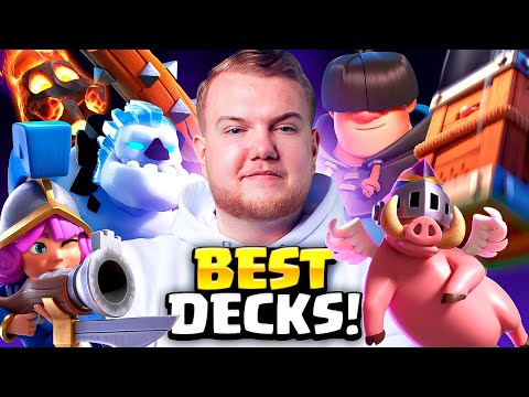 TOP 5 BEST NEW META DECKS IN CLASH ROYALE!