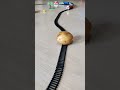 Potato is stuck on the railway track and train is approaching fast | Centy Train #train #chips