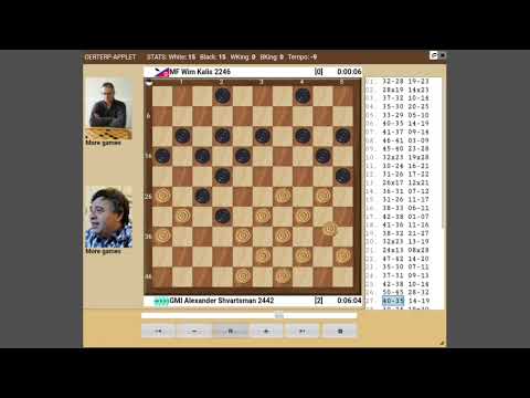 GMI Alexander Shvartsman- Wim Kalis.Halve Finale NK Algemeen KNDB 2024