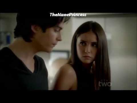 The Vampire Diaries - Season 3 Episode 4 // Damon and Elena kitchen scene