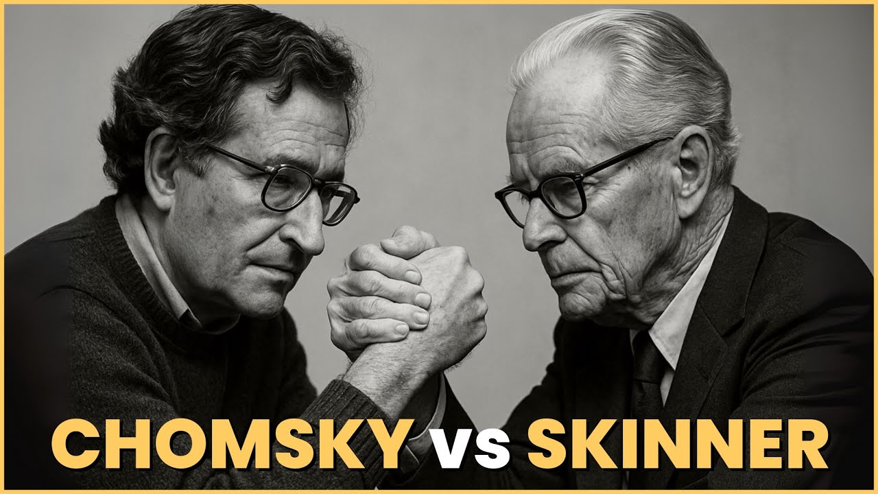 CHOMSKY vs SKINNER: el eterno debate que cambió el rumbo de la psicología