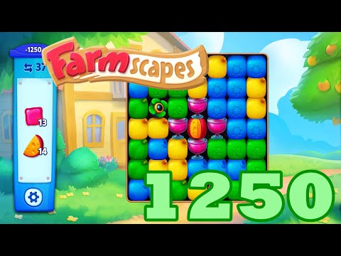 Farmscapes Level 1250 HD Gameplay Walkthrough | 3 - match game | android | ios | pc | GameGo Game