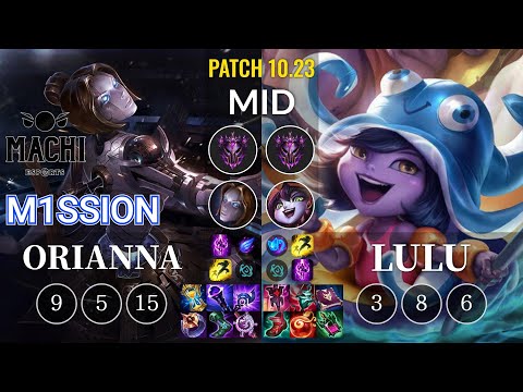 MCX M1ssion Orianna vs Lulu Mid - KR Patch 10.23