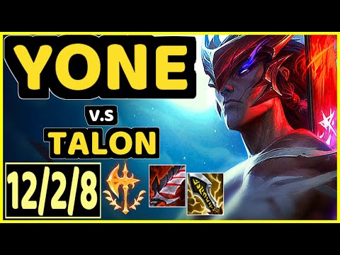 NOMANZ (YONE) vs TALON - 12/2/8 KDA MID CHALLENGER GAMEPLAY - EUW