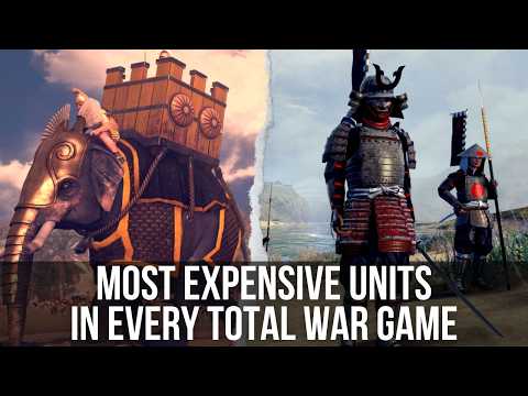 MOST EXPENSIVE LAND UNITS in every Total War game (2000–2025)