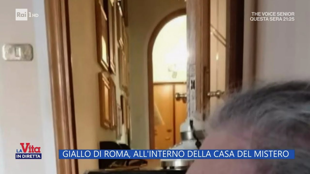 Giallo di Roma, siamo entrati nella casa del mistero - La vita in diretta - 03/02/2023