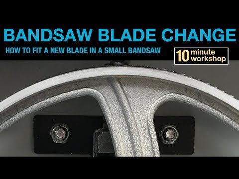 Bandsaw blade change 142