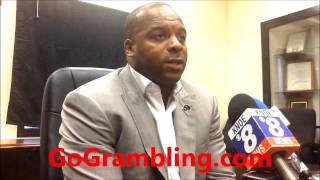 preview picture of video 'Grambling State Weekly Football  Press Conference featuring Broderick Fobbs'