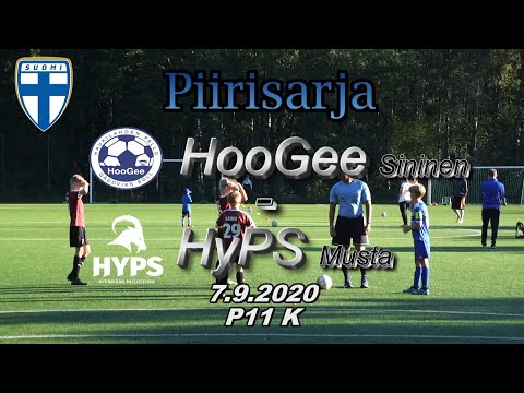Piirisarja P11 K HooGee Sininen - HyPS Musta 7.9.2020