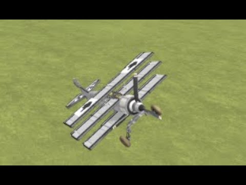 Building A Triplane in KSP ( Red Baron's Fokker Dr.1 )