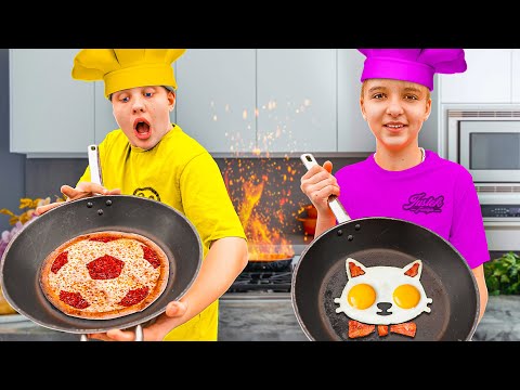 PRESIDENT vs NADIA in the KITCHEN 🍴 *that was a mistake* xD (Holidays at Justek's, episode 5)