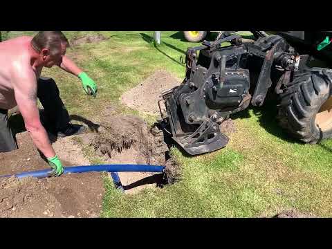 Installation einer neuen Beregnungsanlage