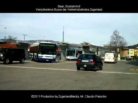 Busfahrt: Baar, Busbahnhof