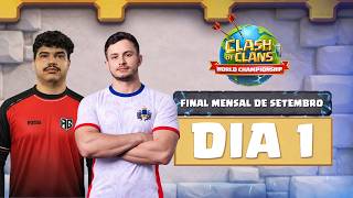 FINAL MENSAL DA QUALIFICATÓRIA DE SETEMBRO - DIA 1 | MUNDIAL DE CLASH OF CLANS 2026 #clashworlds