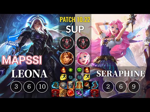AF MapSSi Leona vs Seraphine Sup - KR Patch 10.22