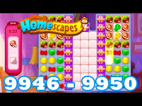 Homescapes Level 9946 - 995 HD 3 - match puzzle game | Gameplay Walkthrough | 9947 | 9948 | 9949