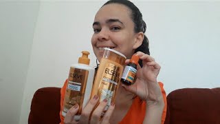 Voltei com meus Cachos! +Mostrando qual produto estou usando no momento.   #elseve  #transiçãocapila