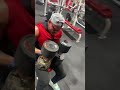 chest day , dumbbell presses with 125 lbs /Gerry García
