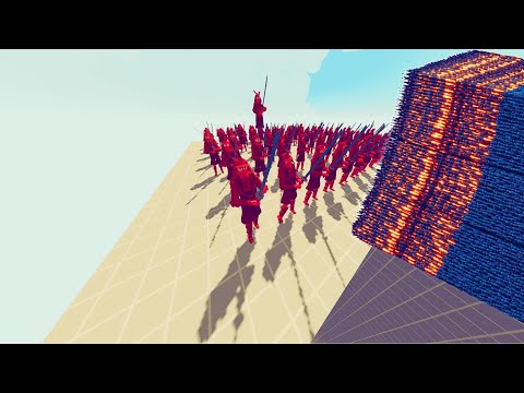 TABS FIGHTS: 100x SAMURAI + 1x GIANT vs EVERY GOD - Totally Accurate Battle Simulator TABS
