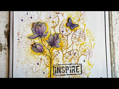 Inspire And Create with the new Lilium stamp # LaviniaStamps