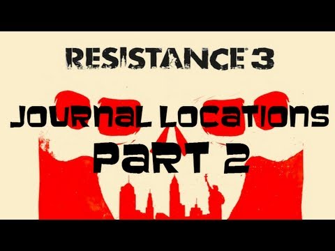 Resistance 3 Journal Locations/Guide "ARCHIVALIST" Trophy Part 2/2