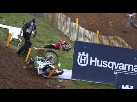 Max Anstie's Huge 2015 MXoN Crash cam