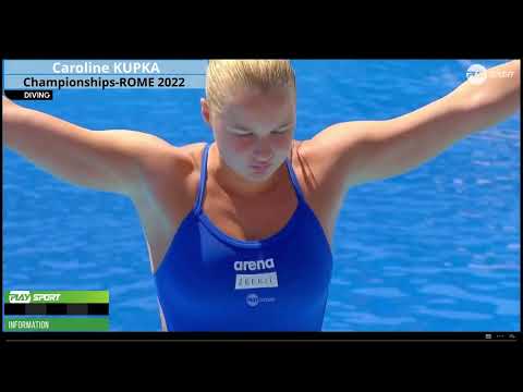 Elisa PIZZINI l Caroline KUPRA 1M spingboard l Championships ROME 2022