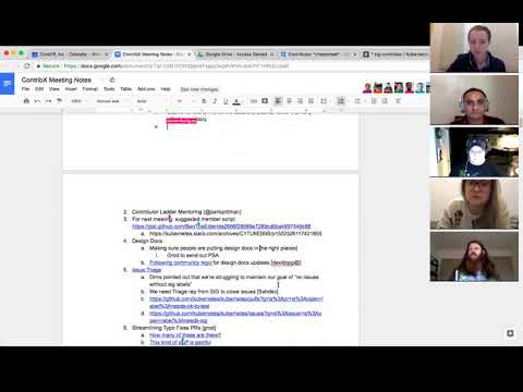 Kubernetes SIG Contributor Experience 20171101