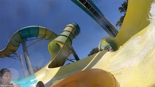 Colossal Curl (4K On-Ride) Adventure Island Tampa Bay