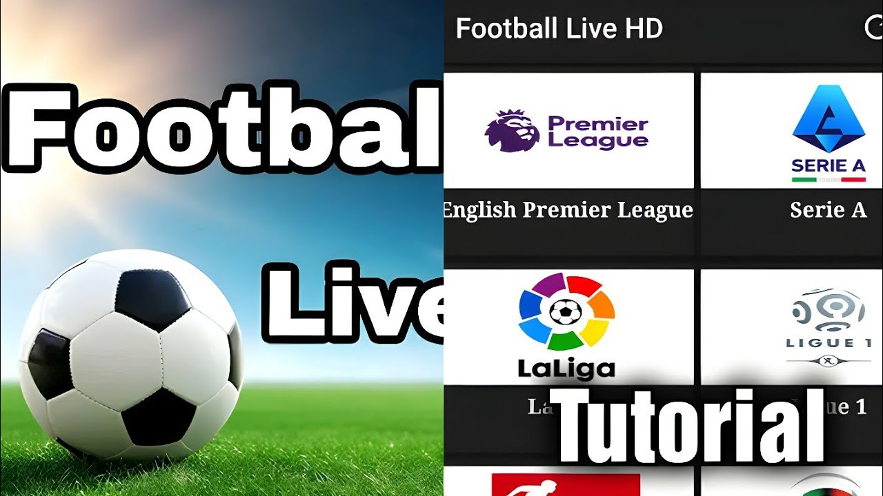 how to use Football Live TV HD App