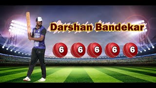 Darshan bandekar 5 Ball 5 Six || Chhatrapati Chashak 2021 video
