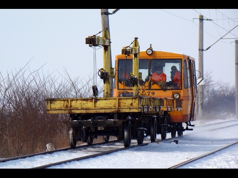Drezina trece cu viteza maxima intre Banesti si Liteni - 11.02.2017