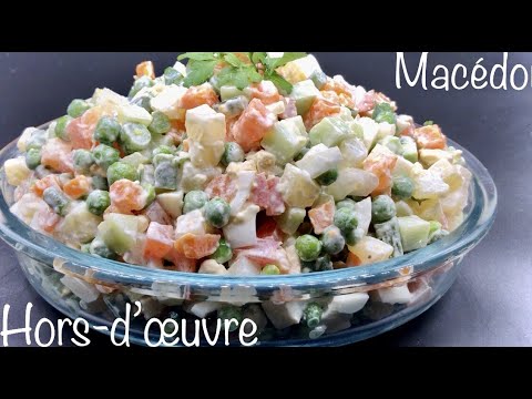 Macédoine, hors d’œuvre froid.