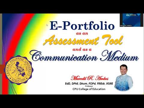E Portfolio as an Assessment Tool and a Communication Medium