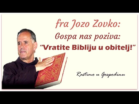 Gospa nas poziva:: VRATITE BIBLIJU U OBITELJ I BOG ĆE SE VRATITI U OBITELJ