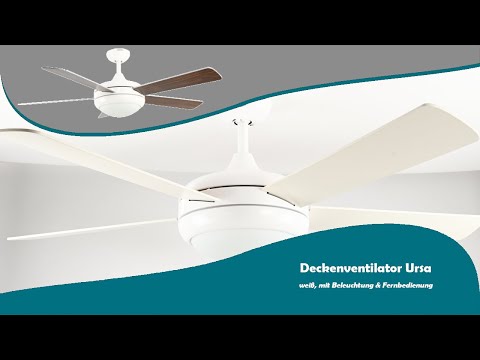 AireRyder Deckenventilator Ursa - Weiß | Weiß / Pinie