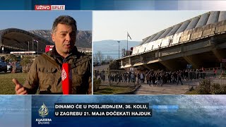 Kamenjem i bocama dočekan Dinamo u Splitu