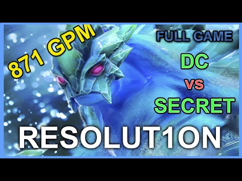 DC Resolution Morphling vs Secret - TI6 - Full Game